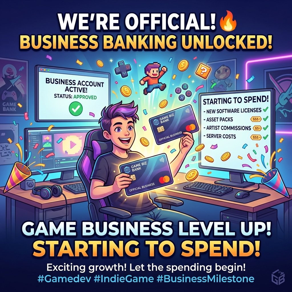 InvasiveBeasts's tweet photo. My #IndieGame finally has a #Business bank account.
Don't #SpendItAllInOnePlace! https://t.co/BrbZ5aEJnX