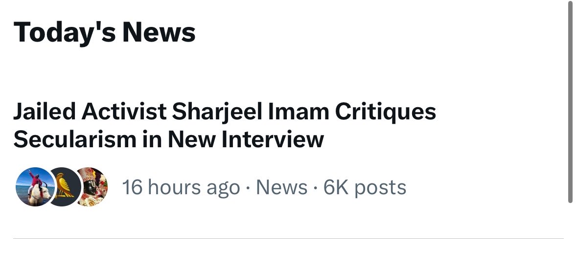 adma012's tweet photo. With one article, Sharjeel Imam tore into the hollow comfort of both soft and hard Hindutva, exposing how easily “secularism” and the Constitution can become shields for the same political status quo. https://t.co/aCv1HQ9Hnl