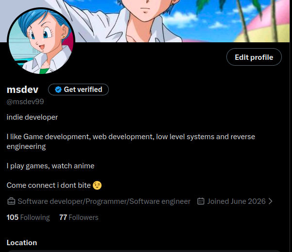 msdev99's tweet photo. 3 more to go

If you guys are interested in
- AI/ML
- Web Dev
- System Design
- Game Dev
- DSA
- SaaS

Lets connect!! I follow back everyone. Dont believe? Check yourself

#ai #saas #dsa @webdev #gamedev #coding #buildinpublic #letsconnect https://t.co/ONUCOg6QyZ