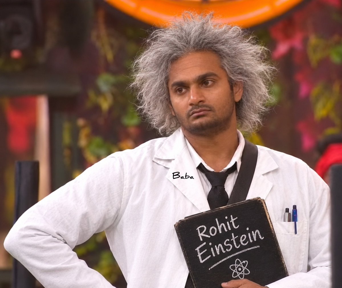 TD07_MB09's tweet photo. Presenting You Rohit Einstein 

Plan chesina prati plan fail avutundi ade tana lo unna speciality 🥵

#BiggBossTelugu10 https://t.co/GwrG2pzuhg