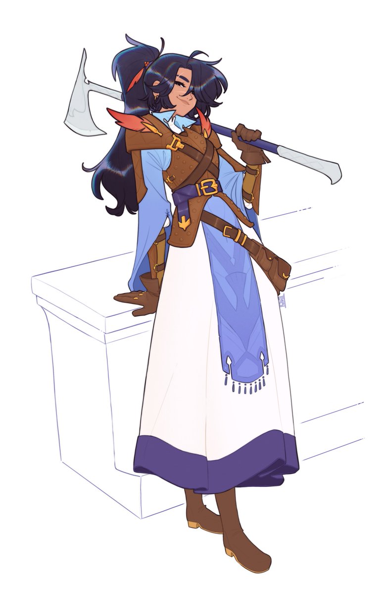 Tealst_'s tweet photo. DnD character design comm https://t.co/Kyvxt7i3XQ