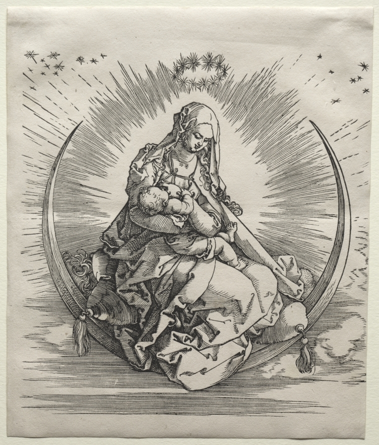 artistdurer's tweet photo. The Virgin on a Crescent #artbots #dürer https://t.co/PMJ7IvedA8