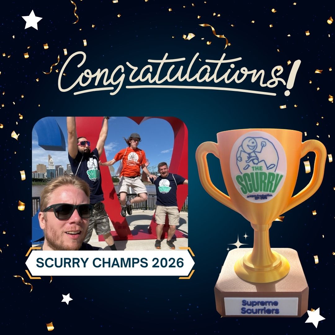 CForwardIT's tweet photo. Last week, C-Forward took on The Scurry, and we’re excited to say we took home the trophy! Congrats team! https://t.co/Oysstelqu2