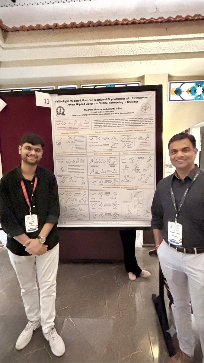 Shashank_At_X's tweet photo. A wonderful experience presenting our research at #ICOCIV2026! 🧪✨
Great science, meaningful conversations, new connections, and memories to cherish. Grateful to have been part of this fantastic gathering of the chemistry community! 🔬📸
Thanks to @ATBijuLab for the opportunity! https://t.co/b2Ulb9BLLv