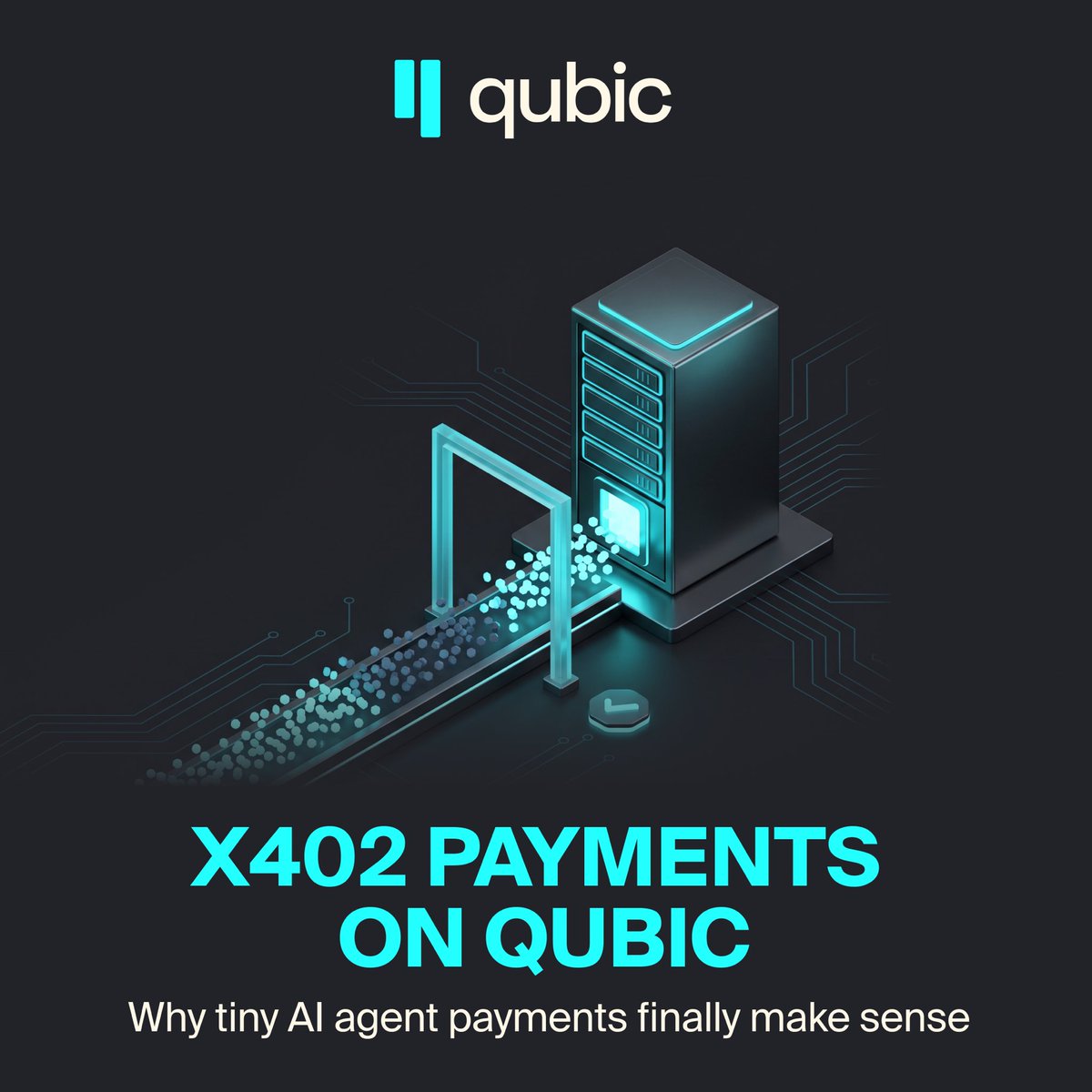 _Qubic_'s tweet photo. The race to let AI agents pay had a big week.

Block joined the x402 Foundation and brought Bitcoin Lightning to it. 

Cardano added support days earlier. 

Google, Microsoft, AWS and Coinbase are already backing the standard.

Here is what x402 is, and where Qubic fits. https://t.co/pb1buZGkmp