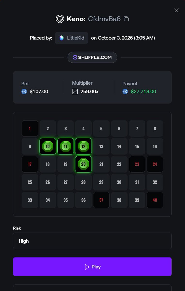 LittleKid's tweet photo. $100 Bonus Drop to $27K!

W @shufflecom https://t.co/tFFI2Cpqyh