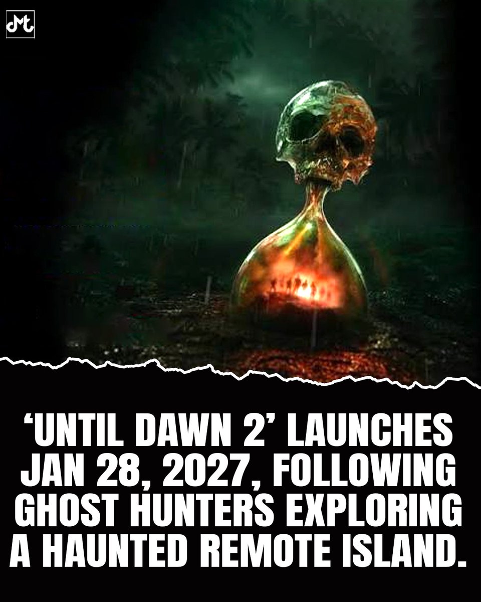 AnnyNairobi's tweet photo. Photo by DMT on September 03, 2026. Until Dawn 2 launches January 28, 2027, following ghost hunters exploring a haunted remote island. https://t.co/al3cb5DkIq