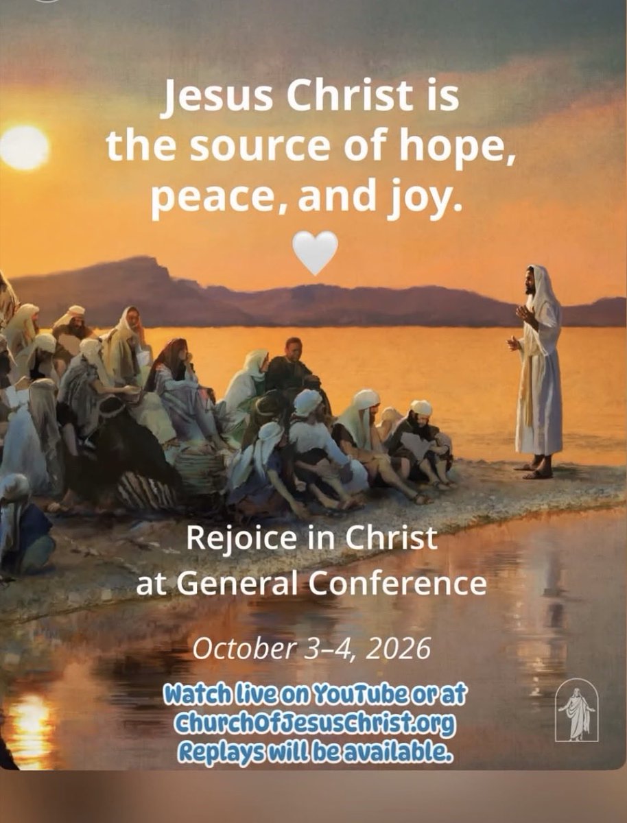 KingdomCome2032's tweet photo. This weekend!!! Feed your spirit on the feast that is #GeneralConference #genconf 
It is live with replays available later. Saturday and Sunday, am and pm. You are invited! https://t.co/Cu7Mop6Cfa