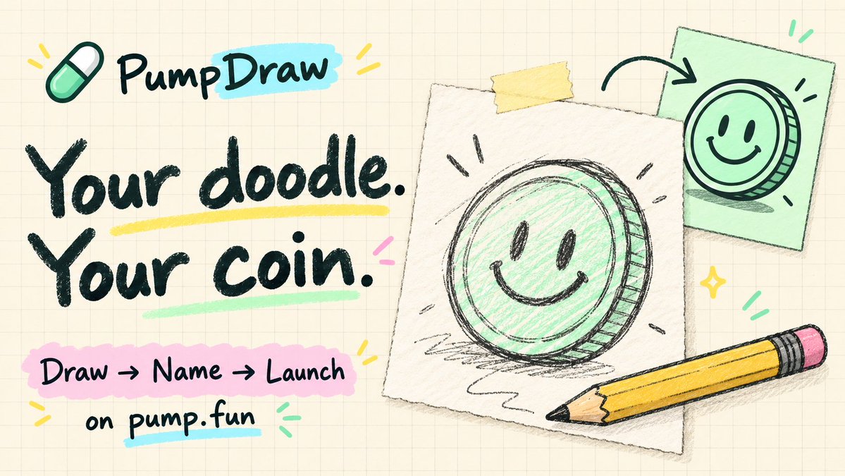 pumpdrawfun's tweet photo. Draw it. Name it. Launch it on pumpfun!

https://t.co/w1yAgwU0NQ https://t.co/WkgqAI0b4h