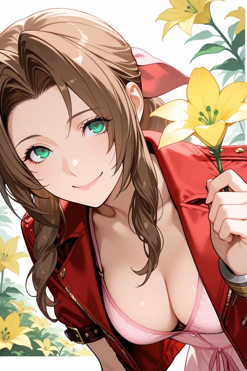 RedBeard420Sir's tweet photo. Aerith the Flower Girl #Aerith #FFVII #FinalFantasy #FlowerGirl https://t.co/qmbV4jv6Ij