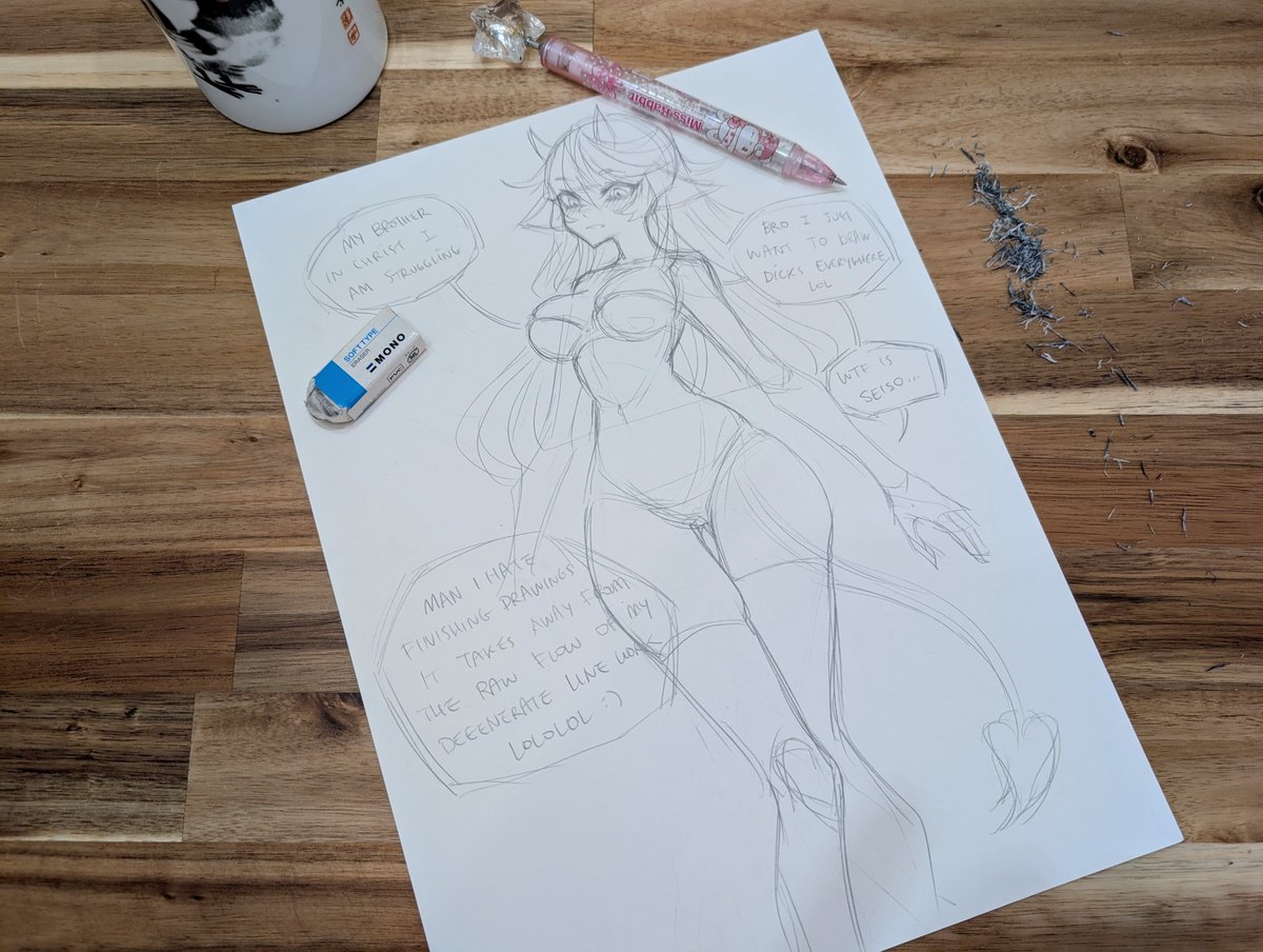 ColetteCroixdol's tweet photo. nobody knows how much I sketch on paper or do watercolor/gouche paintings in my spare time 🤡🤡🤡🤝✨ https://t.co/VnHzqRDQae
