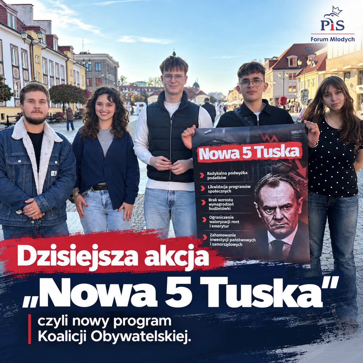 MCirkot's tweet photo. 📍 Forum Młodych w Białymstoku!

Dzisiejsza akcja i Nowa 5 Tuska, czyli nowy program Koalicji Obywatelskiej. Czas na prawdę‼️ https://t.co/TGdoKS32l8