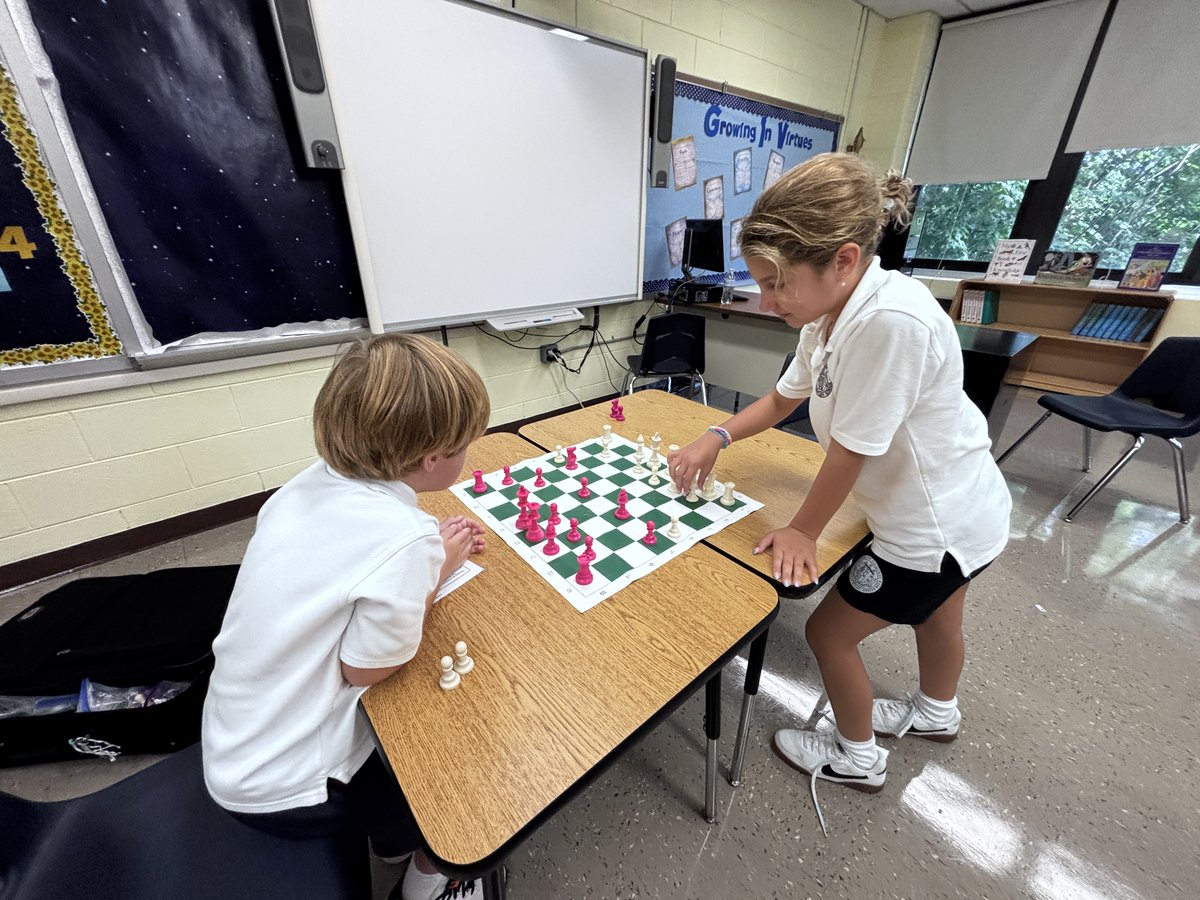 stdomsob's tweet photo. ♟️Keep your friends close and your rooks closer! ♟️

Our Chess Nuts Club met today for some friendly competition, clever moves, and plenty of brainpower. Checkmate Bayhawks! 🦅✝️ https://t.co/qMCaXTmfFd