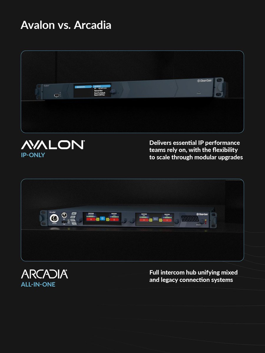 clearcomsystem's tweet photo. NOW SHIPPING! Our award-winning solution Avalon is out... reach out today to learn more 🤩 https://t.co/TUhlLmDqua