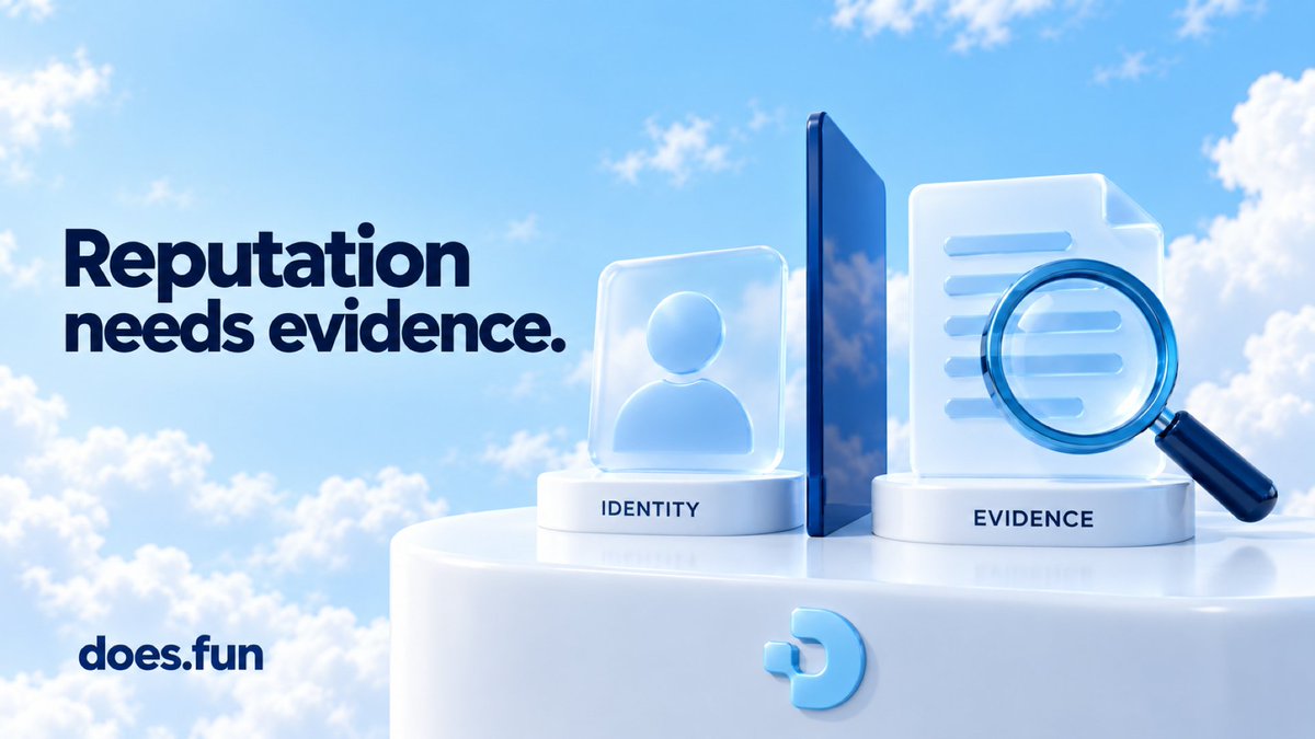 doesdotfun's tweet photo. A verified connection tells you something about who is speaking. It cannot establish that an event happened.

On https://t.co/TK0tpYjLDx, linked-account badges add context to chat and evidence posts. They do not change payout weights. More badges do not earn a larger pot share.

The same care belongs in reading a claim: a recognizable account may point you toward a source, but that source still needs to support the question's actual resolution criteria.