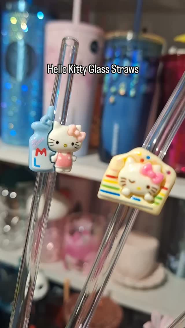 Fewath's tweet photo. Shop these gorgeous Hello Kitty glass straws for $50 each! https://t.co/ZvGUGu5oZg