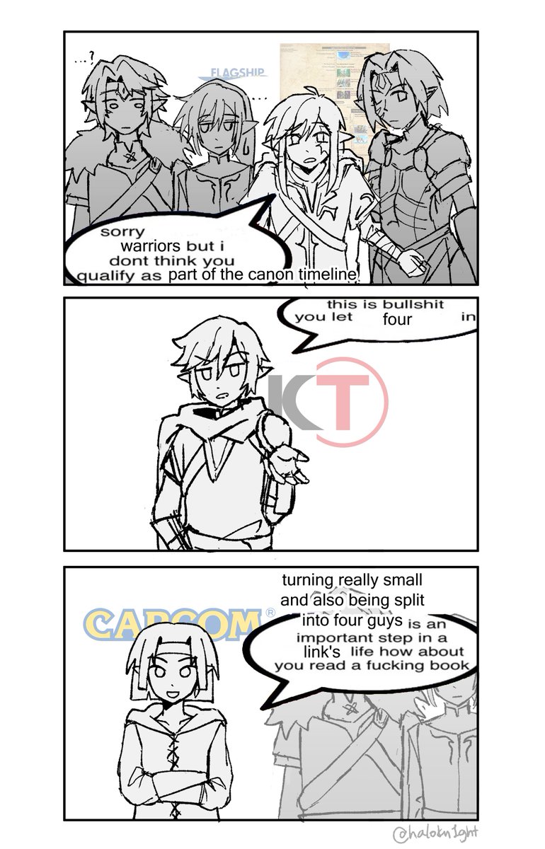 halokn1ght's tweet photo. links vs canon #linkeduniverse https://t.co/upsSb0tilV