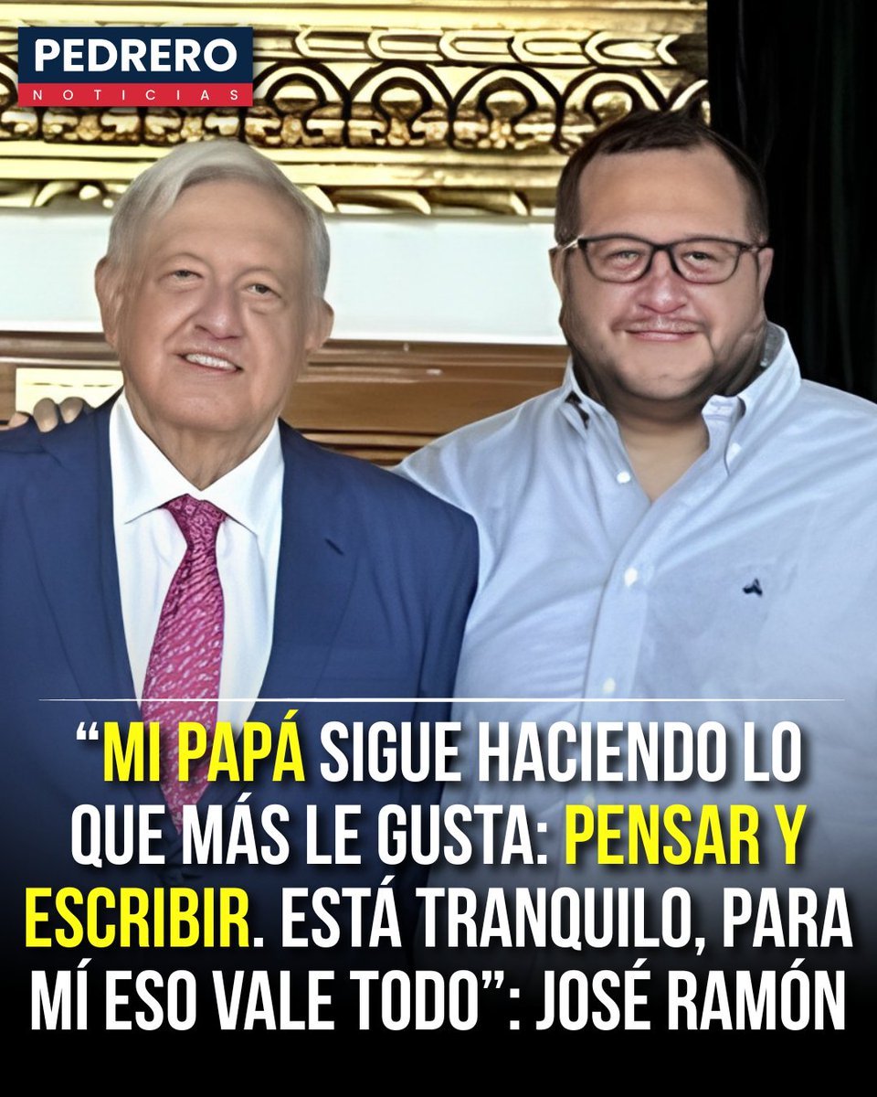 JACrespo1's tweet photo. Mi papá sigue haciendo lo que más le gusta; mentir, manipular,  contar la distorsionada y maniquea historia de las estampitas, hacer demagogia y  desplegar odio a sus adversarios. 

Y decir que México va mucho mejor desde que él llegó, pese a la evidencia en contrario. https://t.co/pbr7Hu70PN