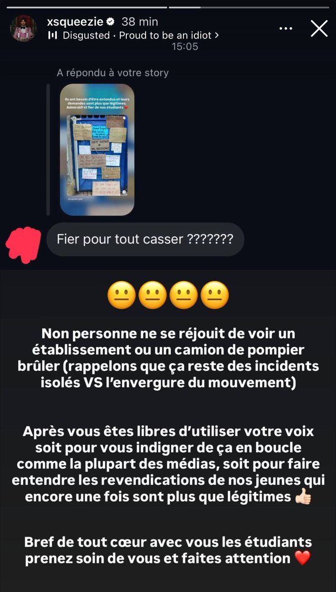 ALeaument's tweet photo. Squeezie et Lena Situation apportent leur soutien au mouvement lycéen et étudiant.

Merci à eux deux ! https://t.co/QcbQnmA9gw