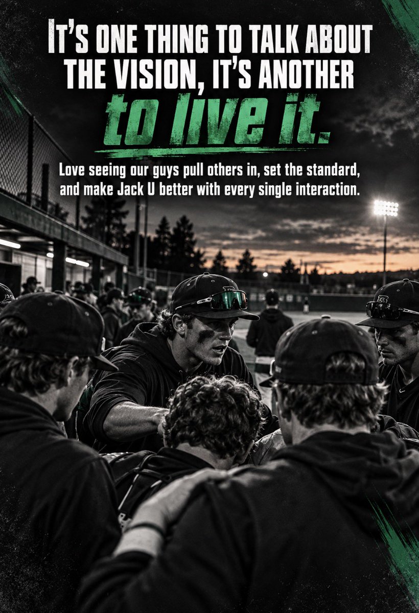 REPalmer27's tweet photo. It’s one thing to talk about the vision, it’s another to live it. Love seeing our guys pull others in, set the standard, and make Jack U better with every single interaction. https://t.co/Jvtie6fgGc