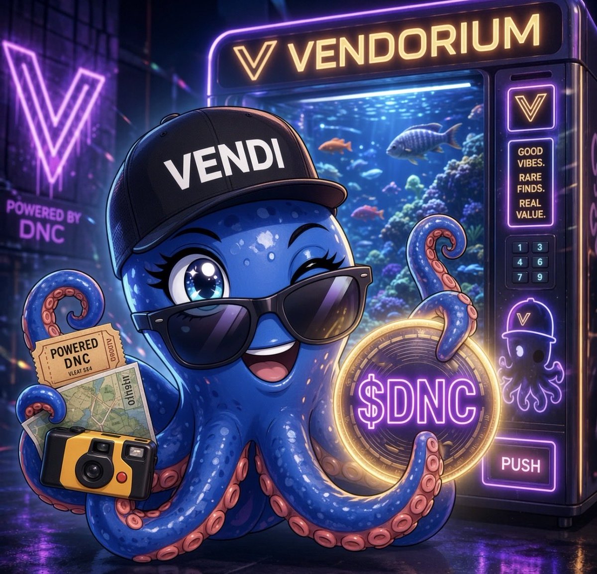 NobleMetaXX's tweet photo. IF YOU’RE HOLDING solana:42HsffEQoHqWoeiffksYayC75fQDxaoUdMBzmeXdpump INTO THE WEEKEND, USE THE THING THAT FEEDS IT. 🗿🥜💎
That’s Vendorium.
Live breaks. Cards. Collectibles. RWAs. Merch. Digital goods.
Fees stay low. The beta app is already live. A cut of every purchase auto-swaps into $DNC.
The shop creates bid.
The token doesn’t have to beg for it.
Kryptos NFTs are the membership on top.
Discounts at checkout. Gated drops. Better access.
Framing perks. Upgrade path. DAO access already written on the NFT.
Lock 5 million $DNC , collect 1,000 $DNC daily.
https://t.co/TGSJ7aDiqs
💎🥜🗿💎🥜🗿💎🥜🗿
Buy on the store. Save with Kryptos. Get paid to hold $DNC.
CA: 42HsffEQoHqWoeiffksYayC75fQDxaoUdMBzmeXdpump