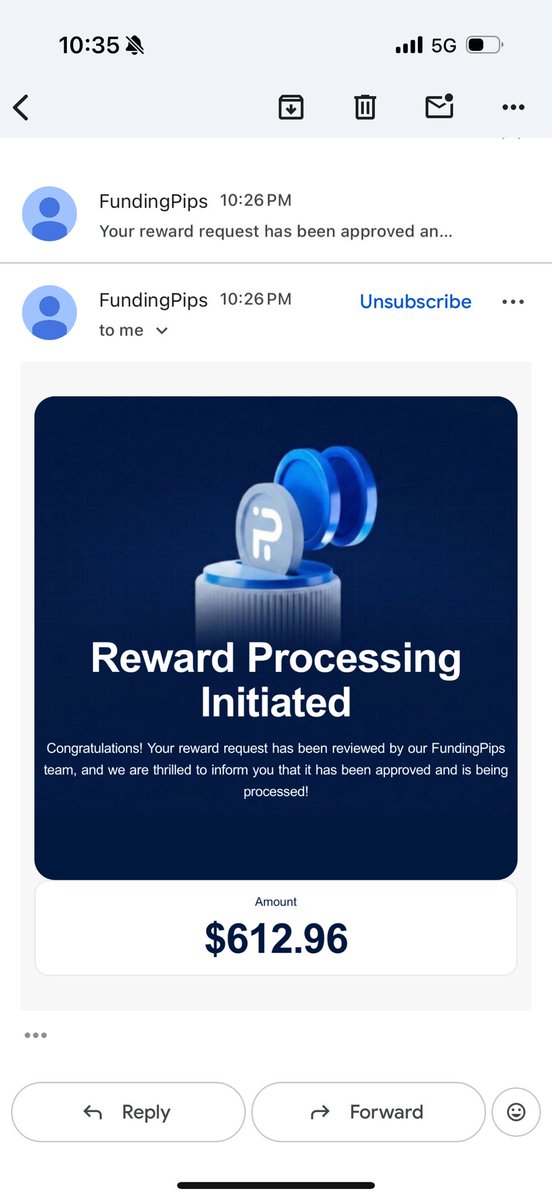 FX_TRADER_RAJ's tweet photo. Another FundingPips withdrawal secured. 💰✅

$1,442+ received today through Rise. ⚡️

Two withdrawals.
One goal: keep building.

A few months ago, I used to wonder:
“Will prop firms actually pay when I make money?”

Today, I’m not wondering anymore.

Trust the process. Trade the plan. Repeat. 📈

Thank you @FundingPips 🤝@avikkfp @Khldfx 

More to come. 🚀

#FundingPips #PropFirm #Trading #Forex #Trader