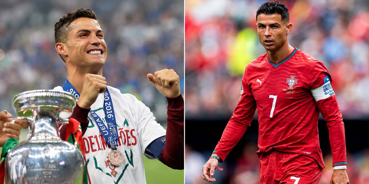 daily_unitedd's tweet photo. 🚨🚨🎙 Alex Crook on Cristiano Ronaldo and Portugal:

“I think he should have retired after the World Cup. Probably after the last European Championships too.”

“In the last two tournaments, his presence has hampered a very good Portuguese squad from achieving what they truly could have achieved.”

“I can’t criticise Roberto Martínez for being a weak manager and then have a go at Jorge Jesus for being a strong manager.”