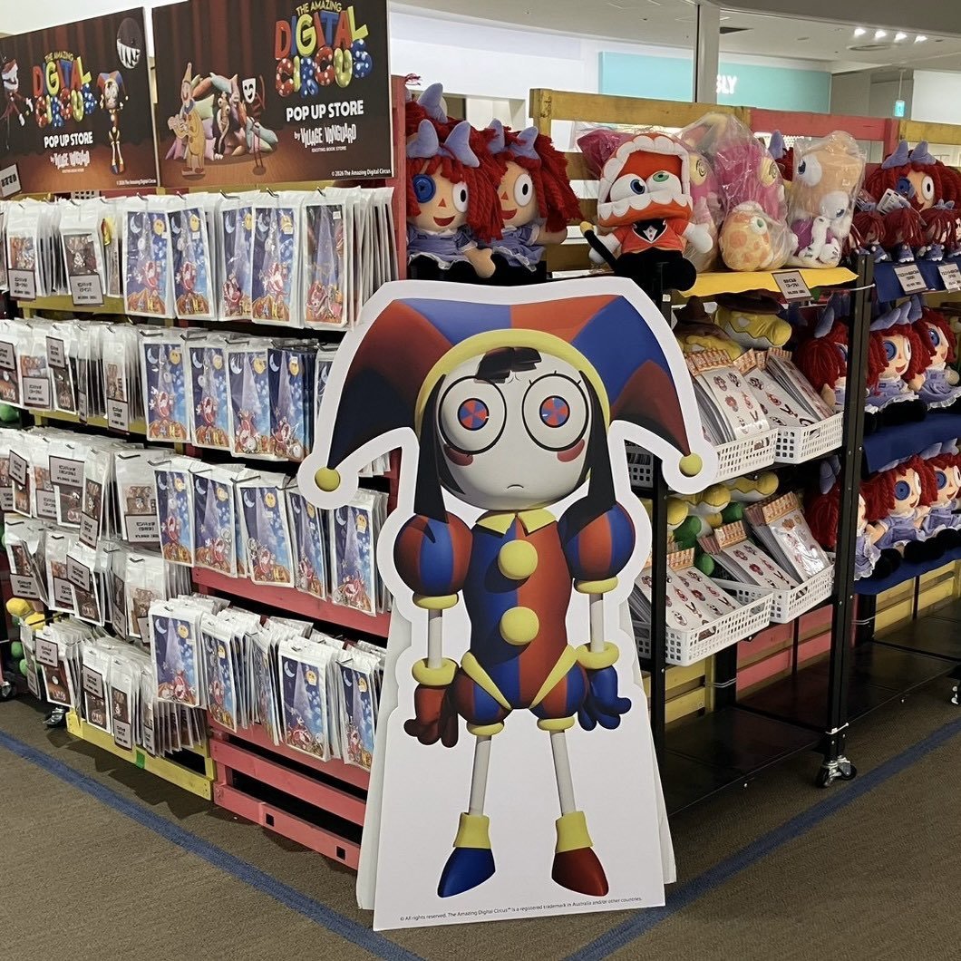 LetAnimesCook's tweet photo. In Osaka, Japan? Go to The Amazing Digital Circus Village Vanguard Pop Up at LaLaport EXPOCITY. The pop up is until 10/25. Have fun!

@glitch_prod @ADC_Japan
@vv__official

#theamazingdigitalcircus #amazingdigitalcircus #tadc #アメイジングデジタルサーカス #デジタルサーカス https://t.co/yj2ymRN895