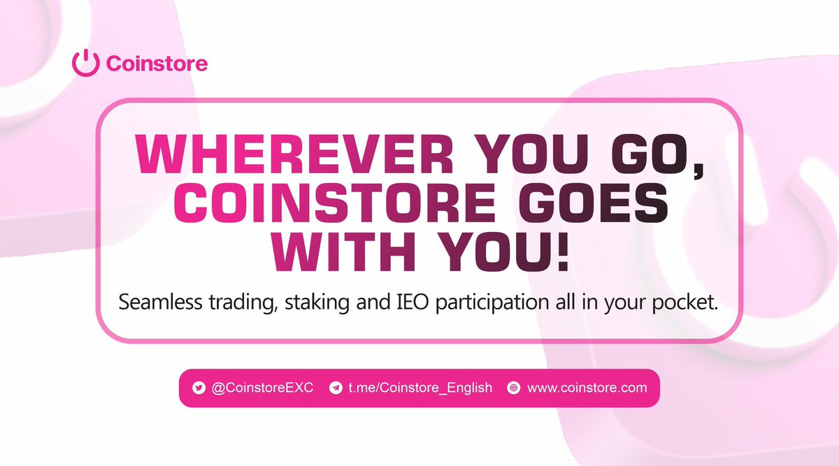 adeantai51's tweet photo. The crypto experience has evolved beyond buying and selling. @Coinstoreexc brings discovery, earning, information, early opportunities, and market engagement together seamlessly. #Crypto #Web3 #Coinstore https://t.co/XYd4cmrsJj