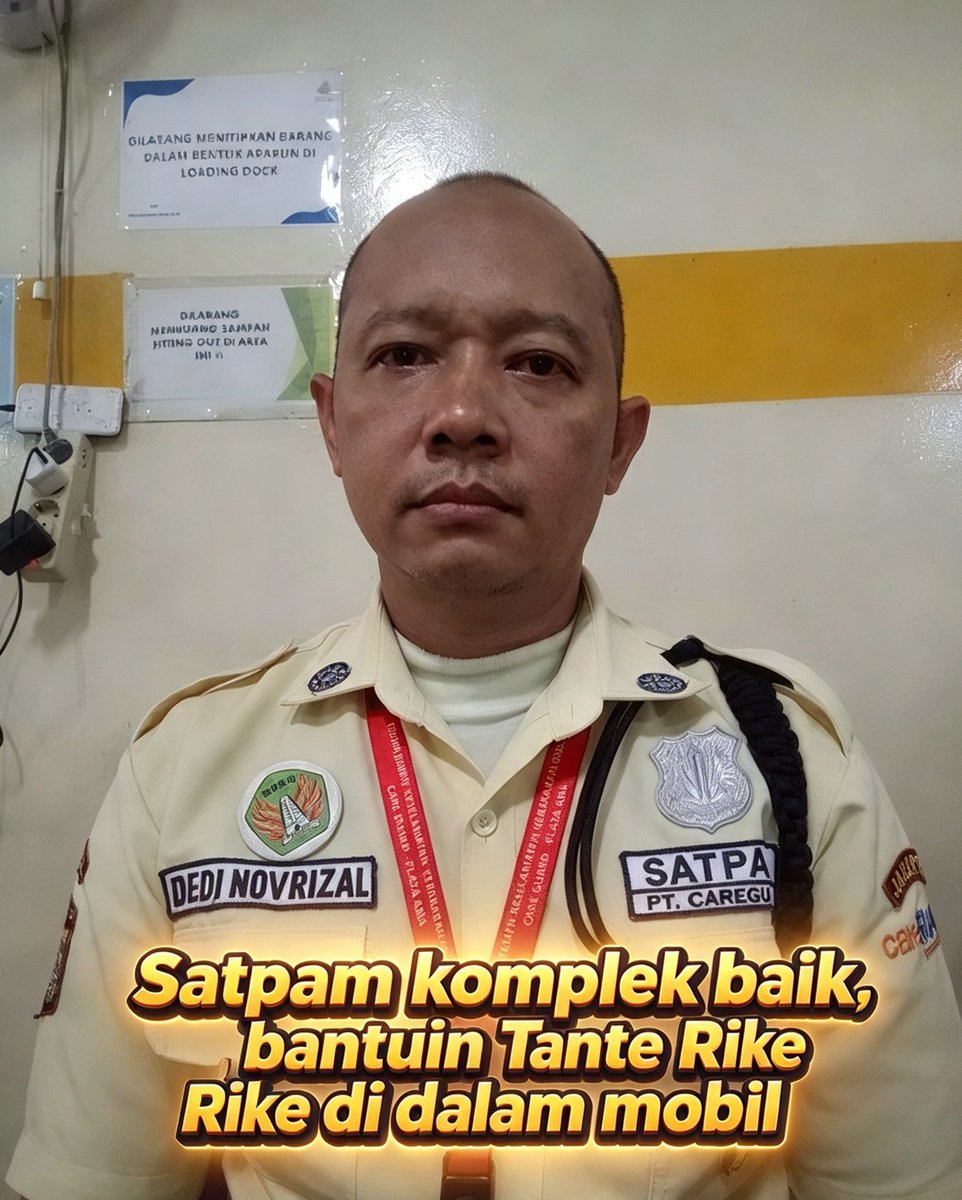 waffeirz's tweet photo. Makasih ya Pak Satpam
https://t.co/JYln1INZs5 https://t.co/ocZN8b96gk