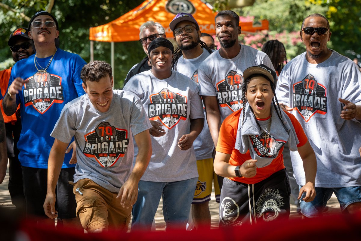 local79nyc's tweet photo. The Brigade Outing was held in McCarran Park in late August. Bronx, Brooklyn, Queens, and Staten Island Brigades had an afternoon of competitive games. In the end, Brooklyn won after the tug of war! Thank you to all the Brigades for your tireless commitment! https://t.co/xTDRfpUbk8
