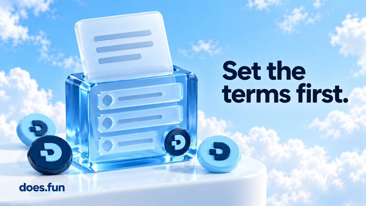 doesdotfun's tweet photo. By the time an event is controversial, it is too late to decide what the question was supposed to mean.

Real-world questions on https://t.co/TK0tpYkjt5 commit to approved resolution criteria before trading begins. Those terms give everyone a common reference when the evidence arrives.

Good criteria cannot guarantee an easy decision. They can make a disagreement specific: which condition was met, which source supports it, and whether it happened in time. That work starts before launch.