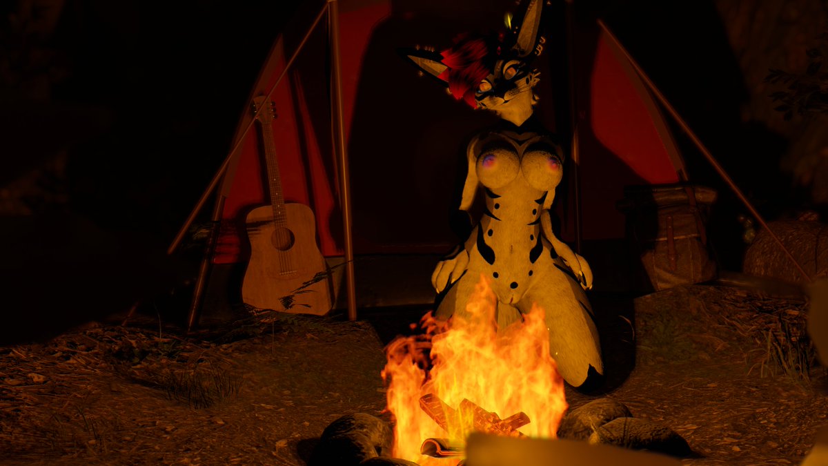 RandomeUser44's tweet photo. this campfire is warm wanna keep me extra warm?~ https://t.co/vQNbyAk5RB