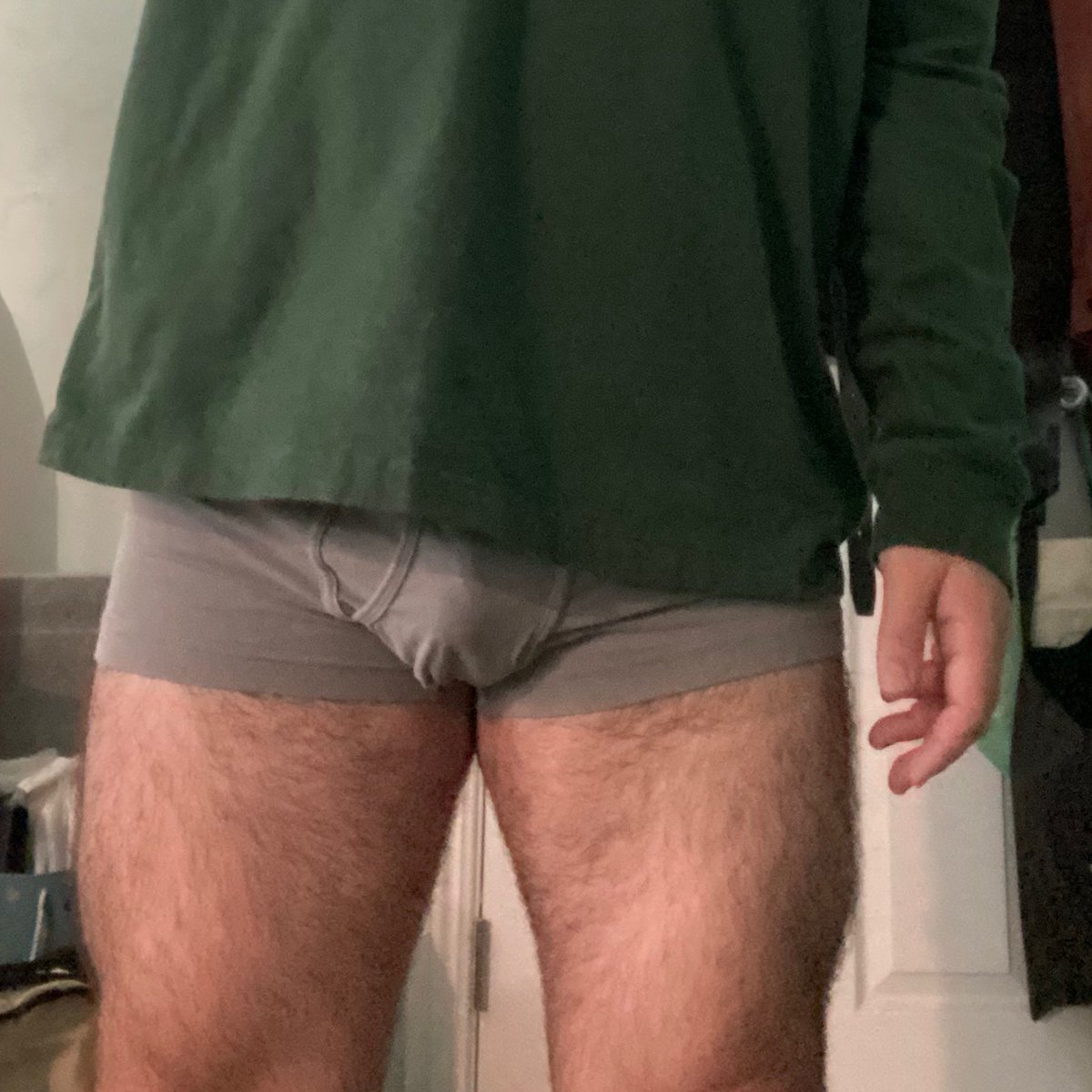 druitoo's tweet photo. Mood x undies 

Which one makes my hairy legs look the best ?🤭

#gay #jockstrap #underwear #brief #trunk #boxers #hairy https://t.co/W8Oh3H2Xae