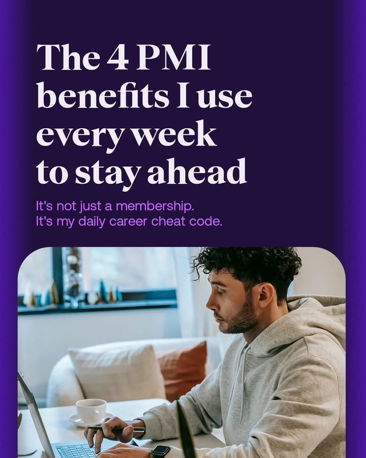 Pmi_Ke's tweet photo. Think of a PMI membership as your professional cheat code for saving time, bypassing project stress, and future-proofing your career.

#ProjectManagement #PMI #WorkSmarter #CareerStrategy #Leadership https://t.co/yEnEA6NV5s