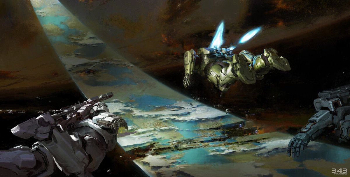 CryptumZetaXV's tweet photo. Still glazing over the original Halo 6 concept art. 😍

#Halo https://t.co/HQZVOWRaNO
