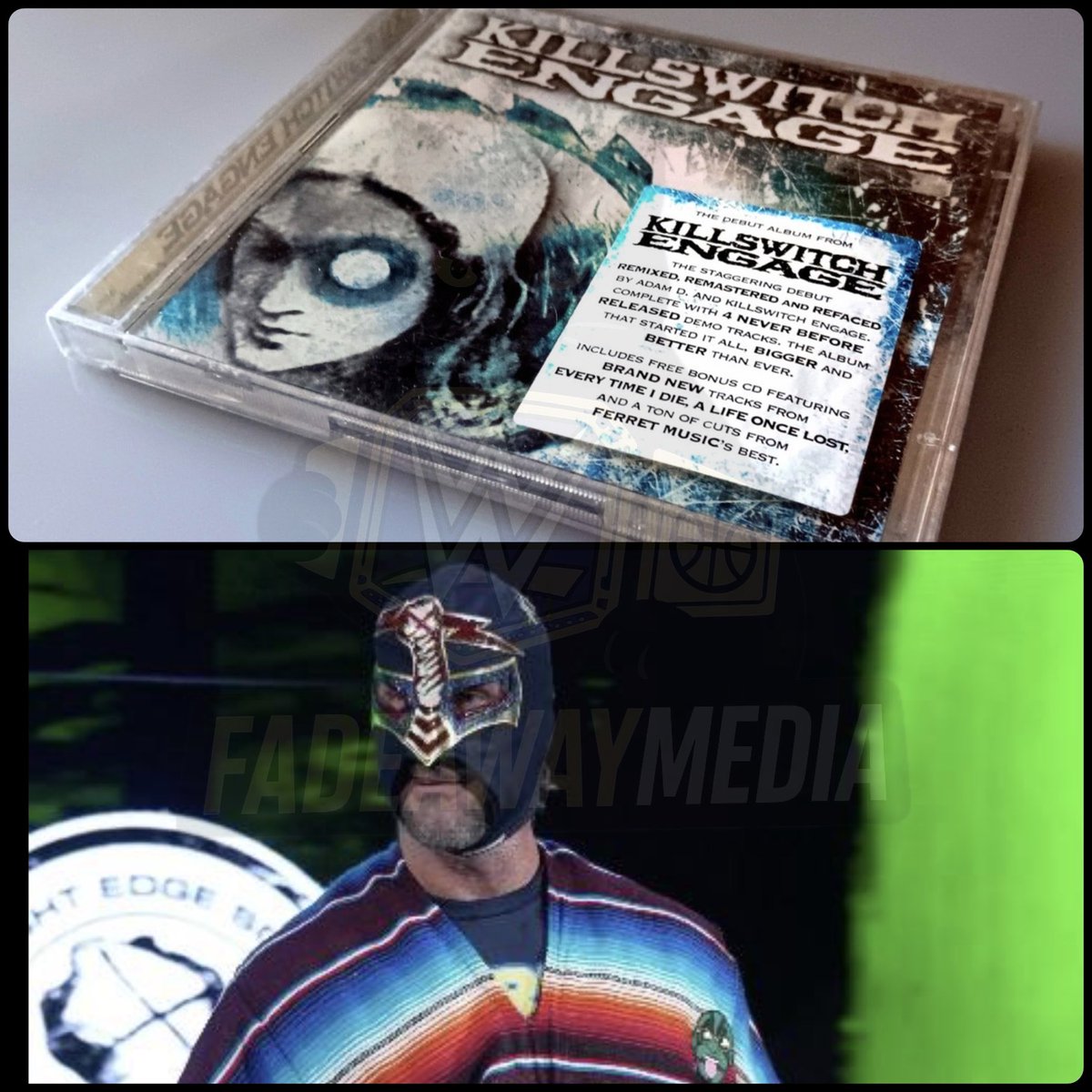 FadeAwayMedia's tweet photo. The band ‘KILLSWITCH ENGAGE’ reached out to CM Punk personally and thanked him for bringing back “This Fire Burns” at Worlds Collide. https://t.co/NuLalimi3f