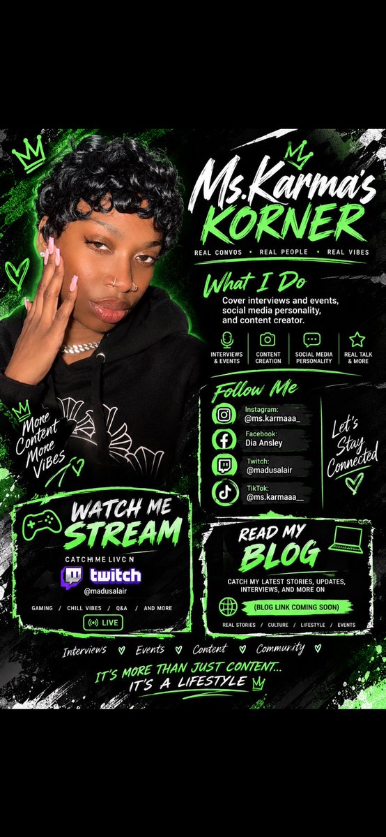 seeyouNtheLair's tweet photo. ‼️‼️Tonight tune in to Ms.Karmas Korner on Twitch

#fypシ゚viral  #explore #philly #content https://t.co/saNZC1f0sf