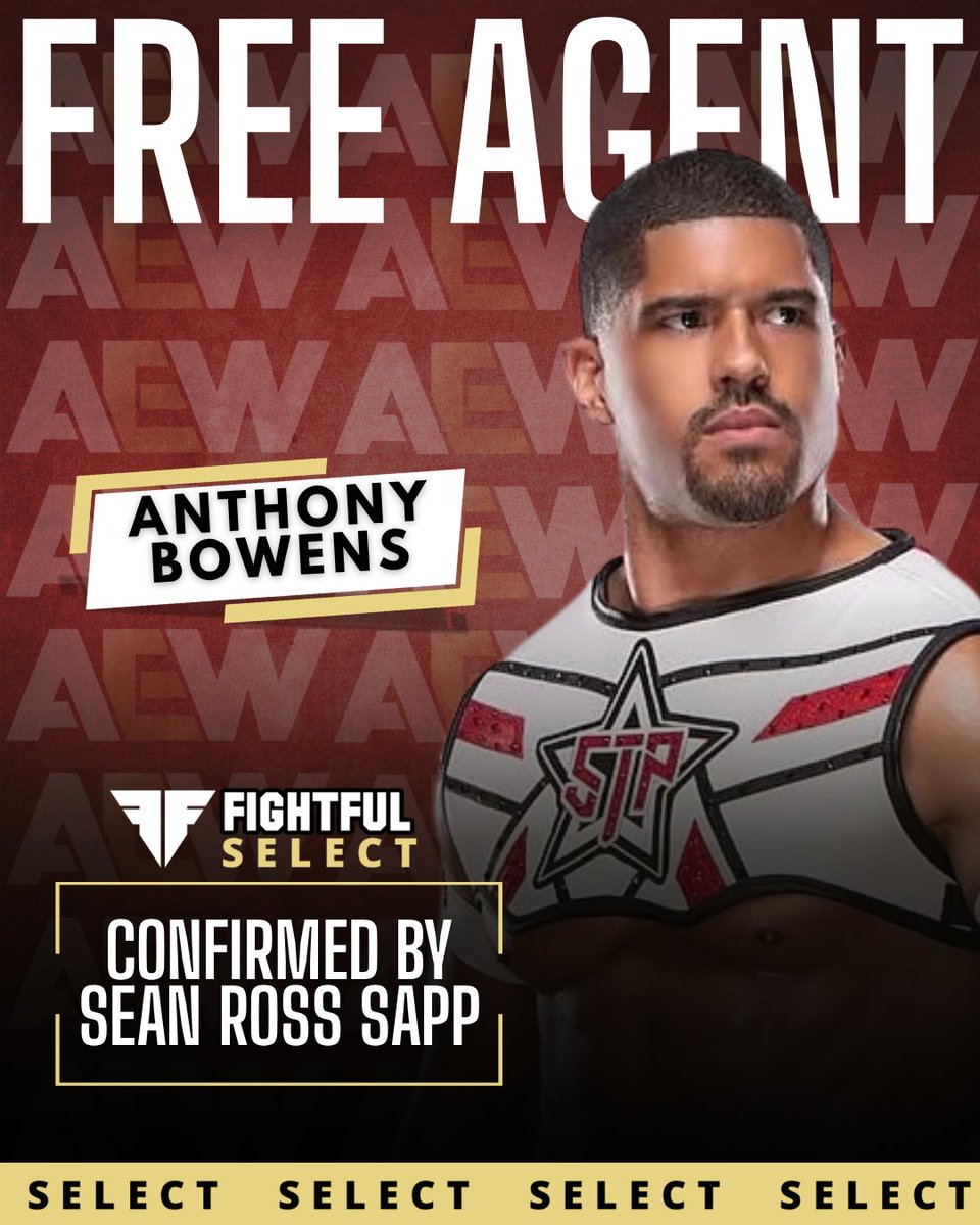 Fightful's tweet photo. Anthony Bowens and Max Caster are currently free agents, @FightfulSelect has confirmed.

More details are now available for Select subscribers. https://t.co/Rcuqm8PaVw