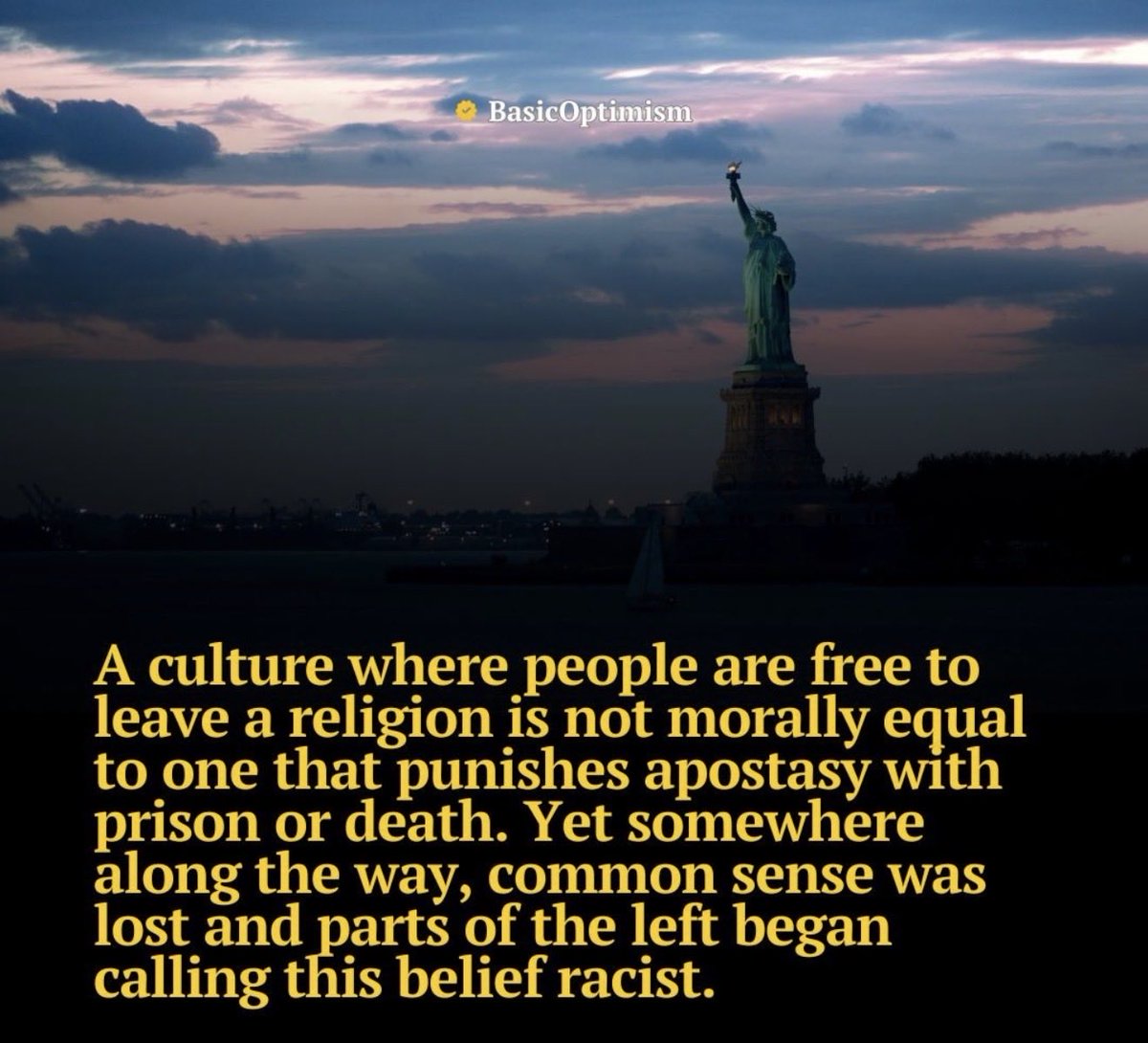 Craptocracy's tweet photo. The critiques of Islam are fully valid and warranted.  Christianity and Islam do not operate on the same standard of morality and freedom. https://t.co/tvm1eTNWBQ
