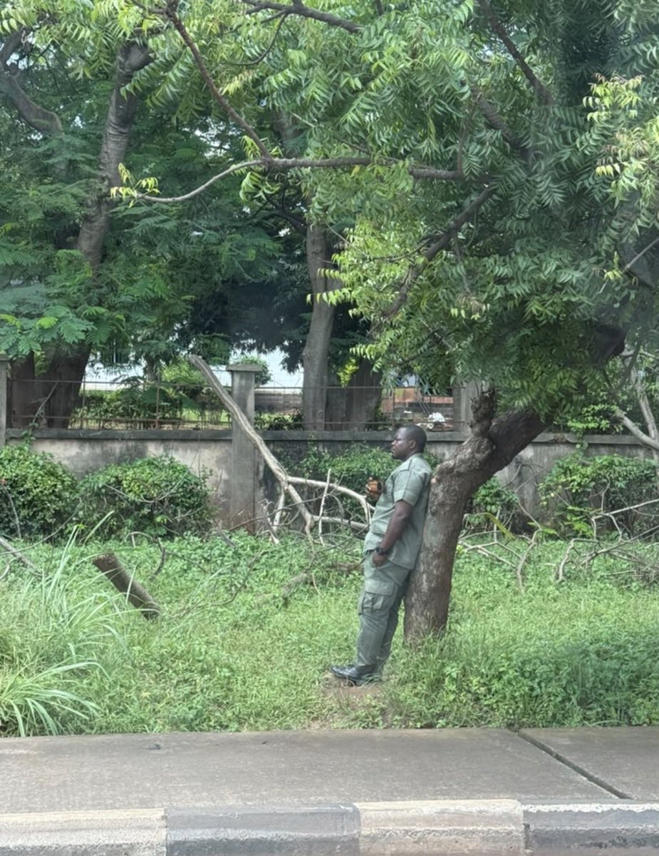 ayam_Chizzy's tweet photo. Enugu traffic officers are on another level 😂😂 See as this guy dey patiently wait for somebody to break traffic so he can finally have work to do 😭 https://t.co/wVU3AYfrGc