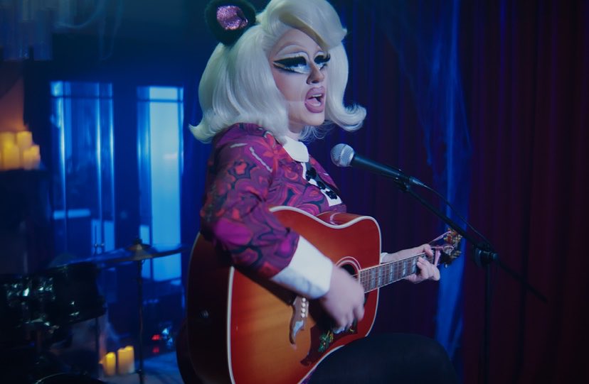 TrixieUpdates's tweet photo. Trixie stuns in new teaster photos ahead of ‘Trixie’s Halloween Mattelathon” airing on her Youtube channel on October 5th. https://t.co/l8AYPs4xT0