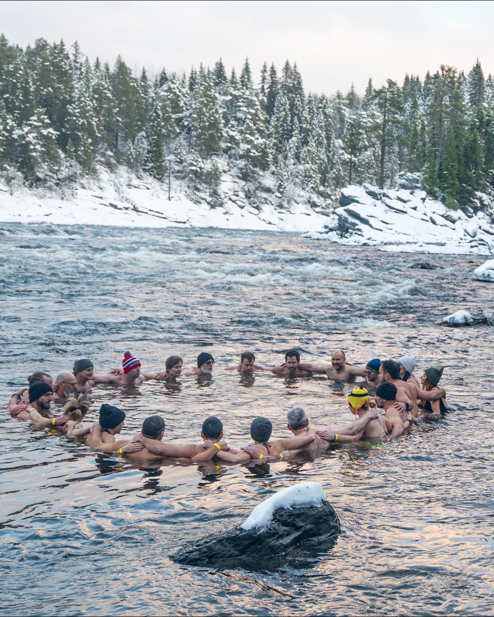 Iceman_Hof's tweet photo. In a world full of AI, this is 100% human.
It’s my Winter Expedition in Sweden with a tribe of beautiful souls doing what most consider to be impossible.
How beautiful it is to experience something new, opening up the cells to something you do not understand, yet. It is so beautiful.
I invite you to witness your own being blossoming, to push past your conditioning.
December 6-11 in Sweden. Are you ready? ❄️
Join the tribe here: https://t.co/Jl8LhN8P6w