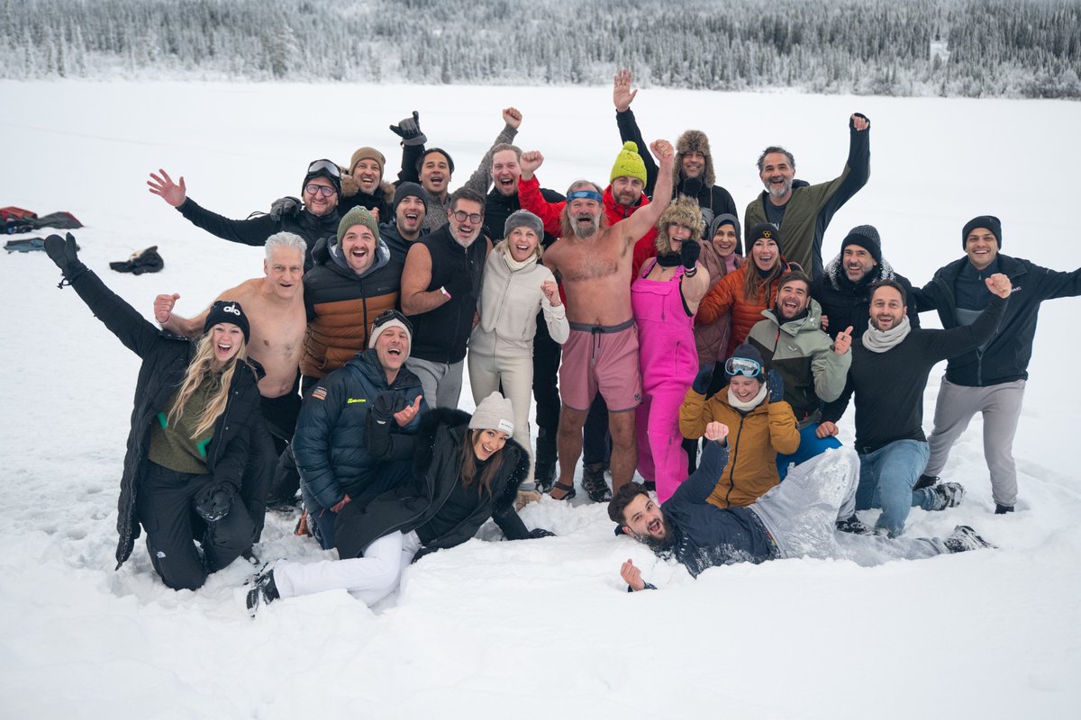 Iceman_Hof's tweet photo. In a world full of AI, this is 100% human.
It’s my Winter Expedition in Sweden with a tribe of beautiful souls doing what most consider to be impossible.
How beautiful it is to experience something new, opening up the cells to something you do not understand, yet. It is so beautiful.
I invite you to witness your own being blossoming, to push past your conditioning.
December 6-11 in Sweden. Are you ready? ❄️
Join the tribe here: https://t.co/Jl8LhN8P6w