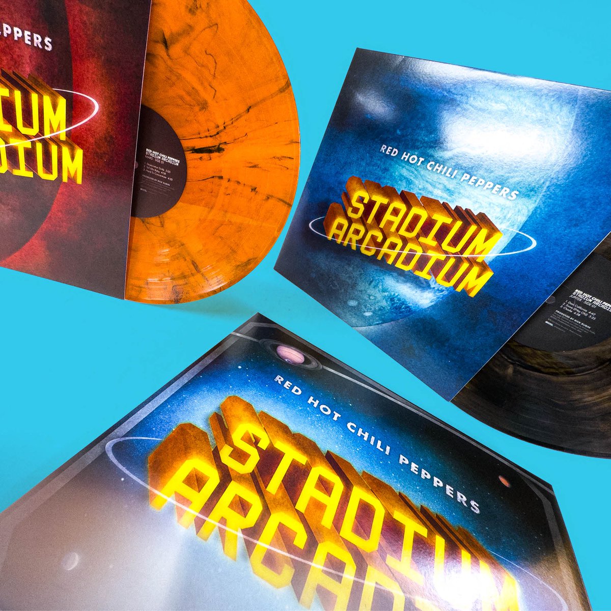 ChiliPeppers's tweet photo. Stadium Arcadium: 20th Anniversary Limited Edition Vinyl LPs ❤️ Available now on https://t.co/loUhQHjEs9. https://t.co/iFDan19Nc5