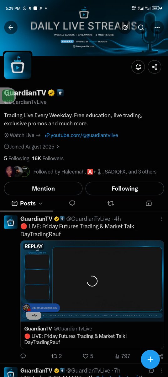 Promisetradess's tweet photo. @Realthomasjr148 @BlueGuardiancom @GuardianFutures @GuardianTvLive Done
@TheForexKnight 

@Fram3X https://t.co/S5dXvF7wUV