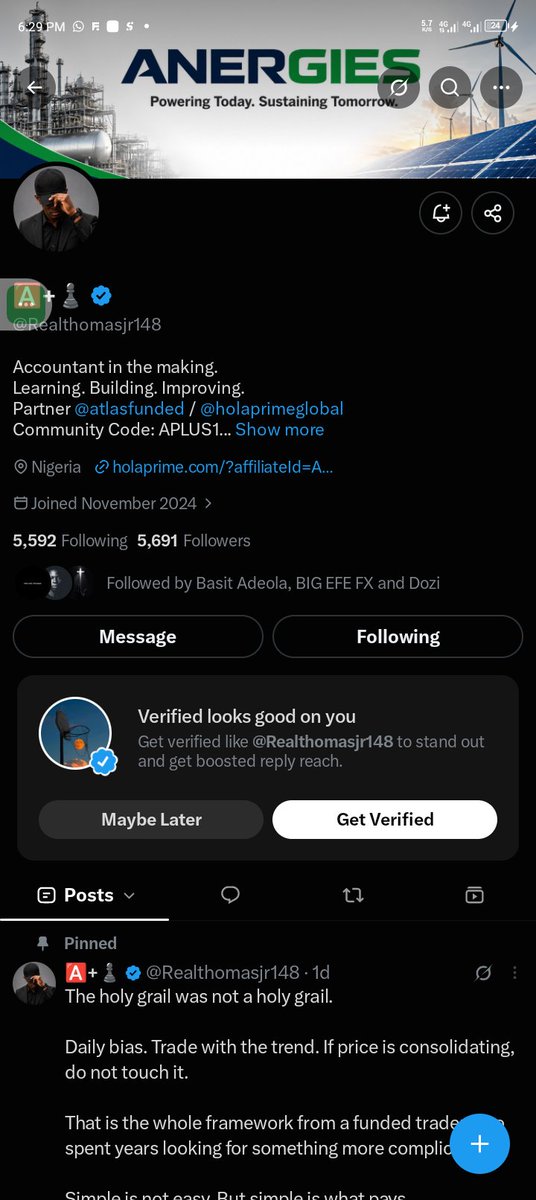 Promisetradess's tweet photo. @Realthomasjr148 @BlueGuardiancom @GuardianFutures @GuardianTvLive Done
@TheForexKnight 

@Fram3X https://t.co/S5dXvF7wUV