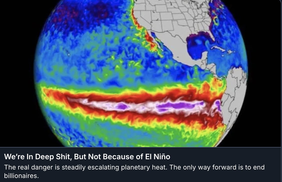 theneaptide's tweet photo. "I sure wish there were some way that, 20 years ago, more people could have seen, and cared about, what was coming. And today I wish that more people could see, and care about, what’s coming in the next 20 years and beyond." @ClimateHuman 

https://t.co/9eDIwrQ3g7 https://t.co/28h70g25TO