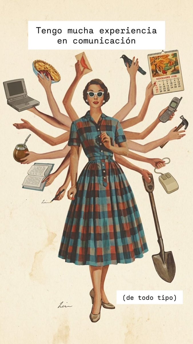 naitria's tweet photo. Estoy buscando trabajo. 

Tengo experiencia en medios, organizaciones sociales y comunitarias, comunicación digital, producción audiovisual y redacción. 

Soy periodista y lic en com pero también puedo ser Barbie y ser lo que haga falta ser. 

Se agradece el RT. https://t.co/446L4tfeVm