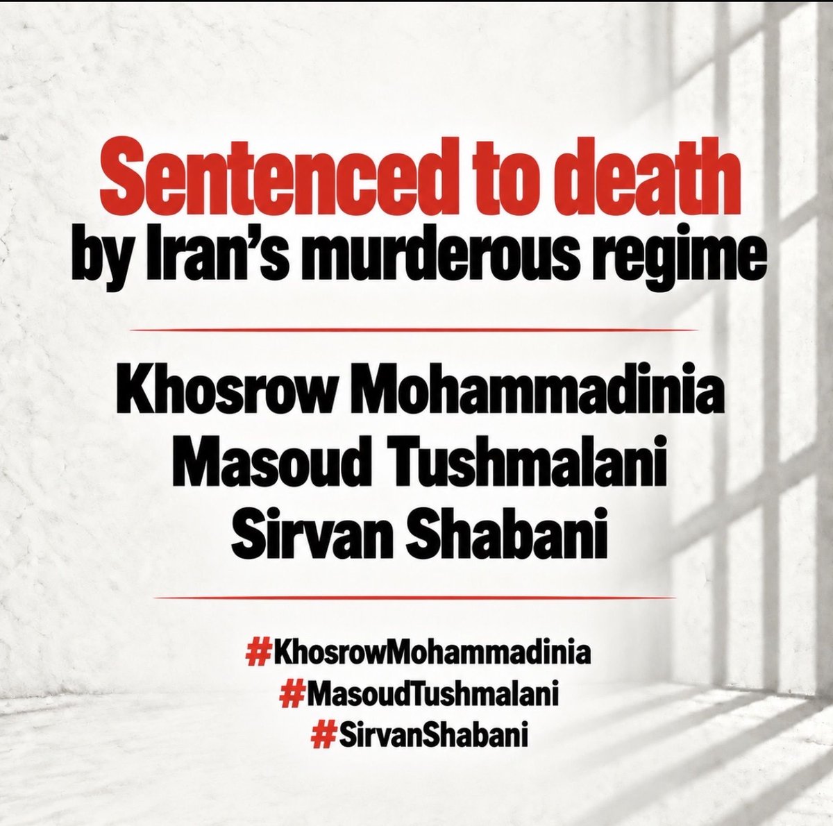 EpicFuryIran's tweet photo. #SirvanShabani is about 22 years old. Arrested during January's bloody protests, he now sits in Ghezelhesar Prison in Karaj with a death sentence hanging over him. A young man's life is on the line. 

Say his name before it's too late. 
#StopExecutionsInIran 
@amnesty @hrw https://t.co/dAZHEW26Ts